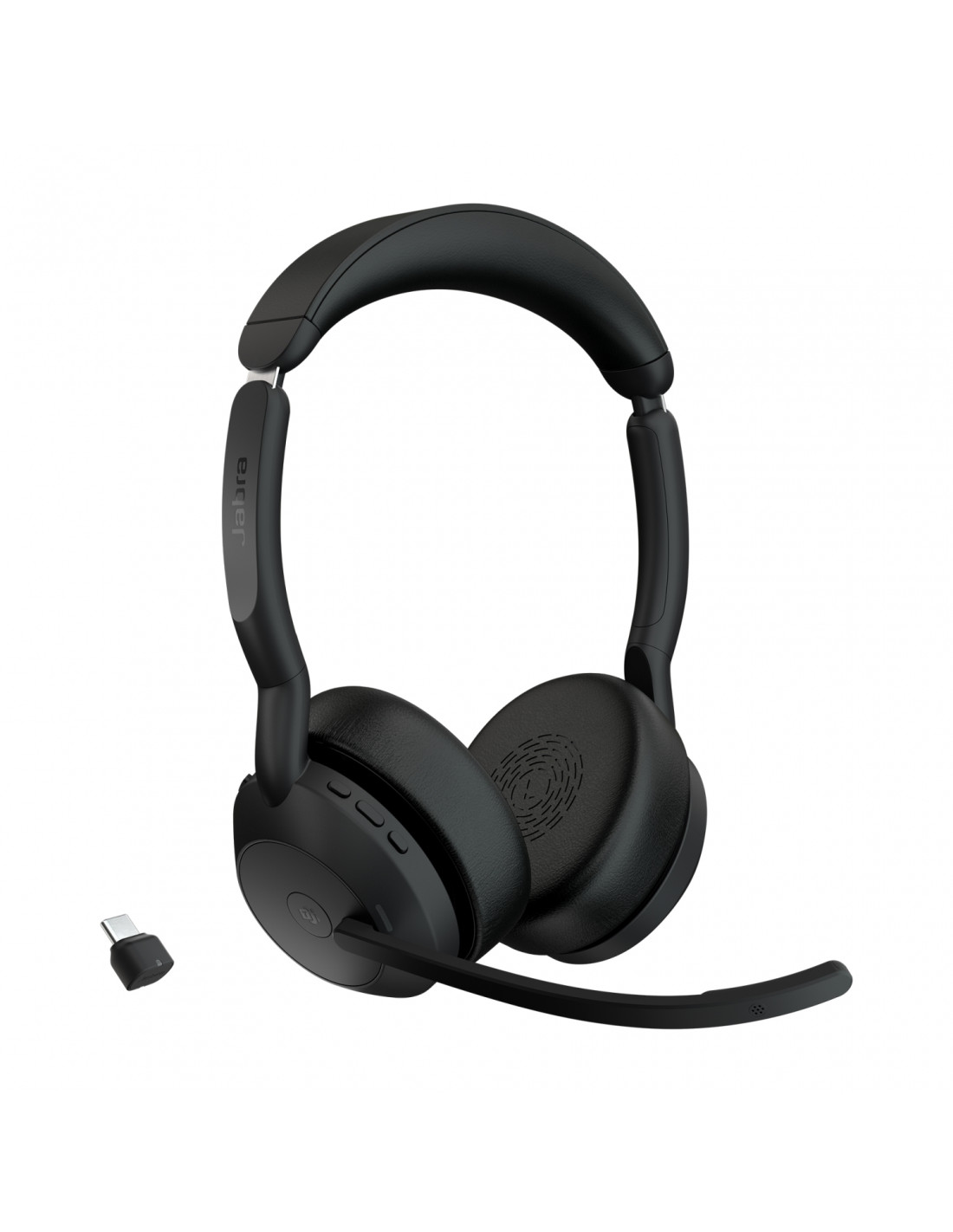 Jabra Evolve2 55 Auriculares Inalámbrico Diadema Oficina/Centro de llamadas Bluetooth Base de carga Negro