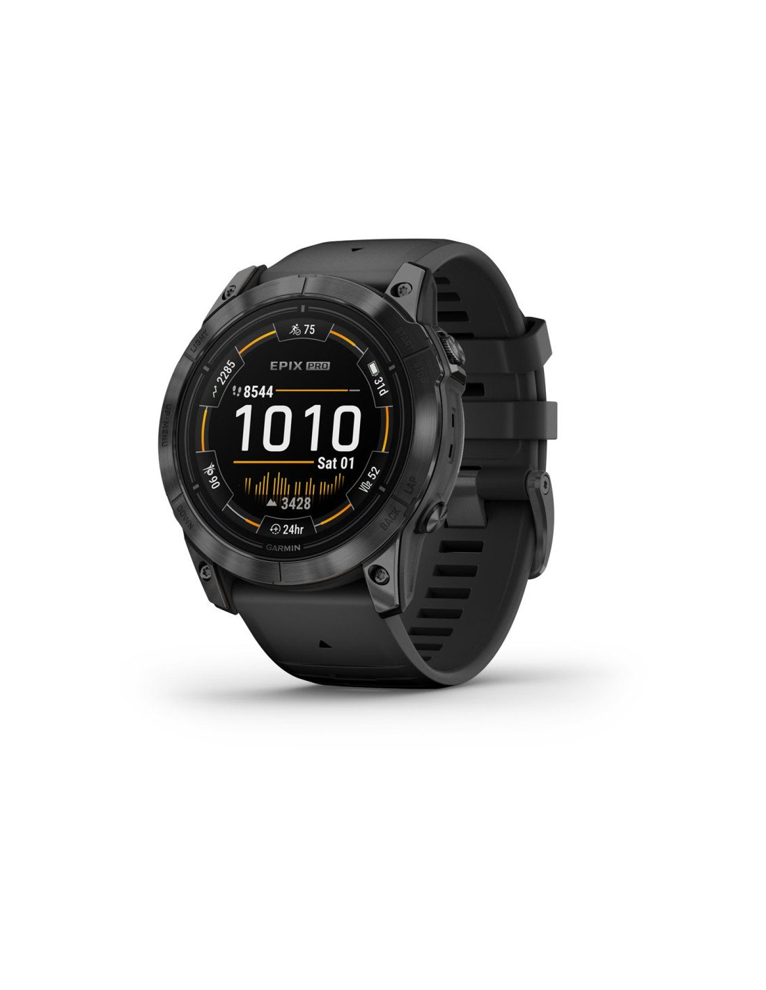 Garmin epix Pro (Gen 2) 3,56 cm (1.4") AMOLED 51 mm Digital 454 x 454 Pixeles Pantalla táctil Gris Wifi GPS (satélite)