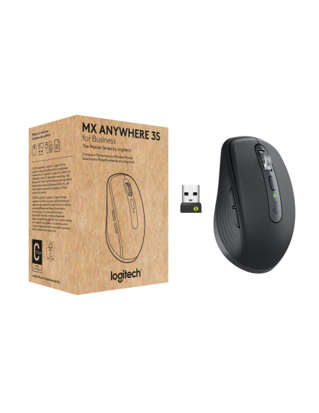 Logitech 910-006958 ratón Oficina mano derecha RF Wireless +