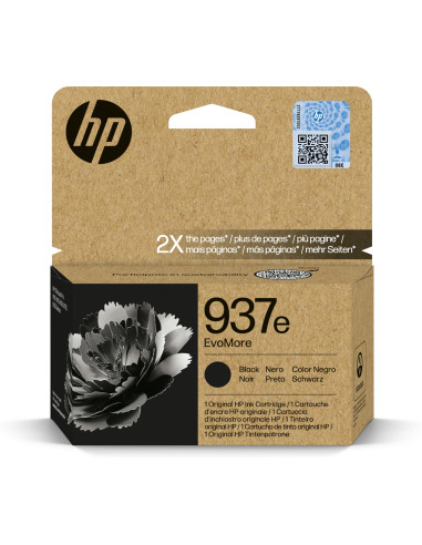 HP Cartucho de Tinta Original EvoMore 937e negra