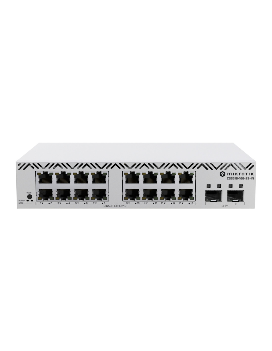 Mikrotik CSS318-16G-2S+IN switch Gestionado Gigabit Ethernet (10/100/1000) Blanco