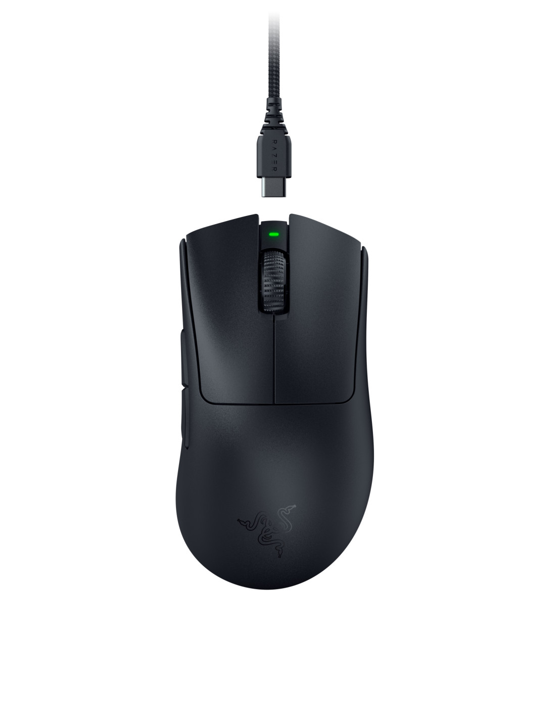 Razer DeathAdder V3 Pro ratón Juego mano derecha RF Wireless + USB Type-C Óptico 30000 DPI