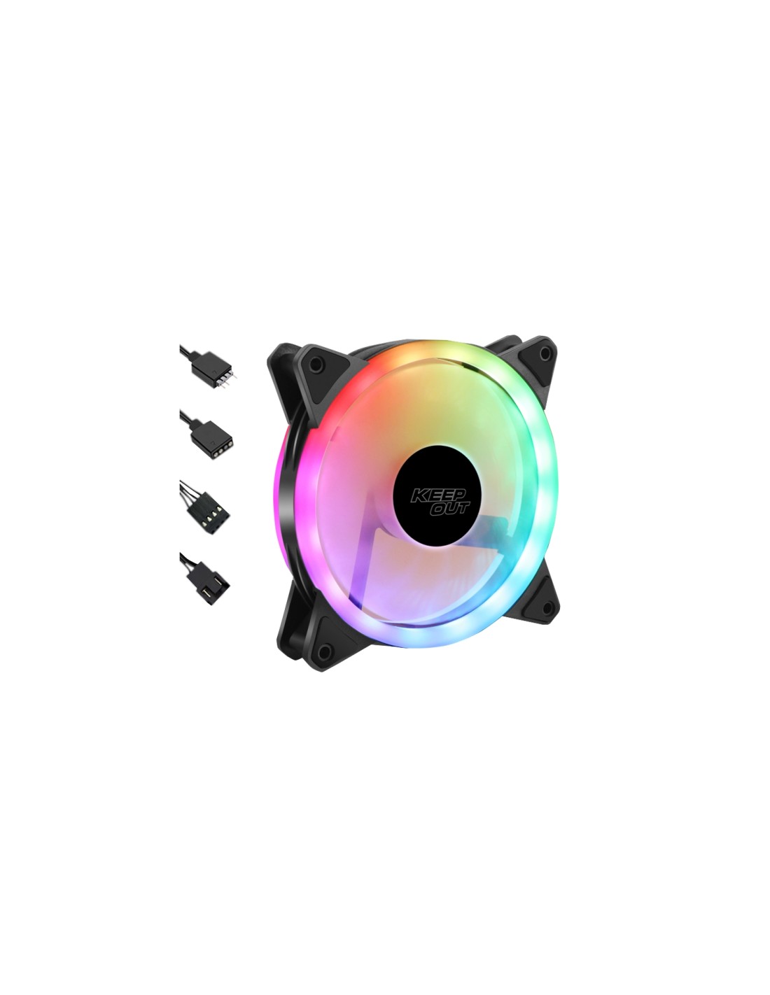 Keep Out XFC-120SRW Ventilador ARGB Blanco