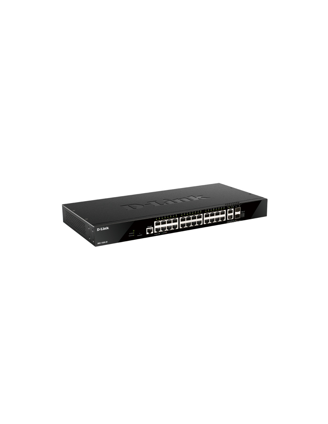 D-Link DGS-1520-28/E switch Gestionado L3 10G Ethernet (100/1000/10000) 1U Negro