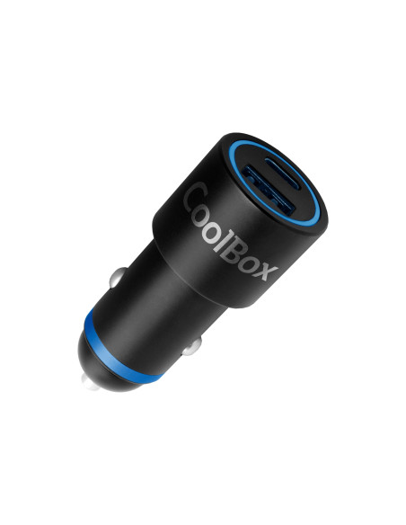 CoolBox CARGADOR USB COCHE 48W USB-A/USB-C