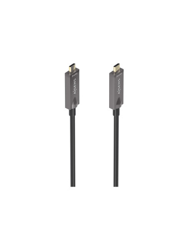 AISENS - Cable USB 3.1 Gen2 10Gbps AOC 4K@60Hz 3A 60W E-Marker, tipo