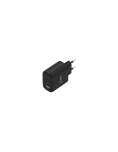 AISENS Cargador GaN 45W, 1xUSB-C PD3.0 QC4.0, 1xUSB-A QC3.0, Negro