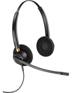 HP Poly Auriculares binaurales Poly EncorePro 520 con desconexión