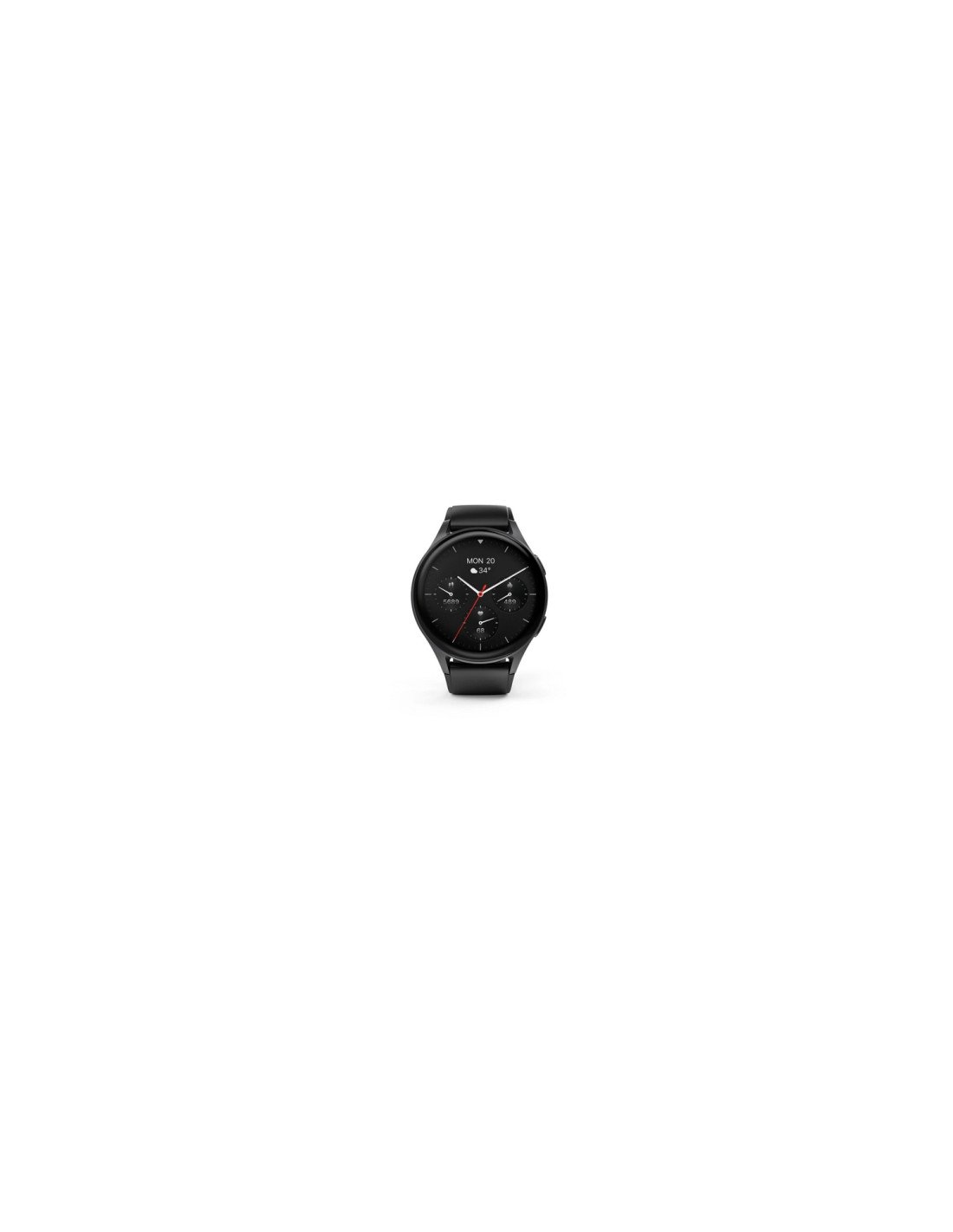 Hama Smartwatch 8900 3,63 cm (1.43") AMOLED 45 mm Digital 466 x 466 Pixeles Pantalla táctil Negro GPS (satélite)