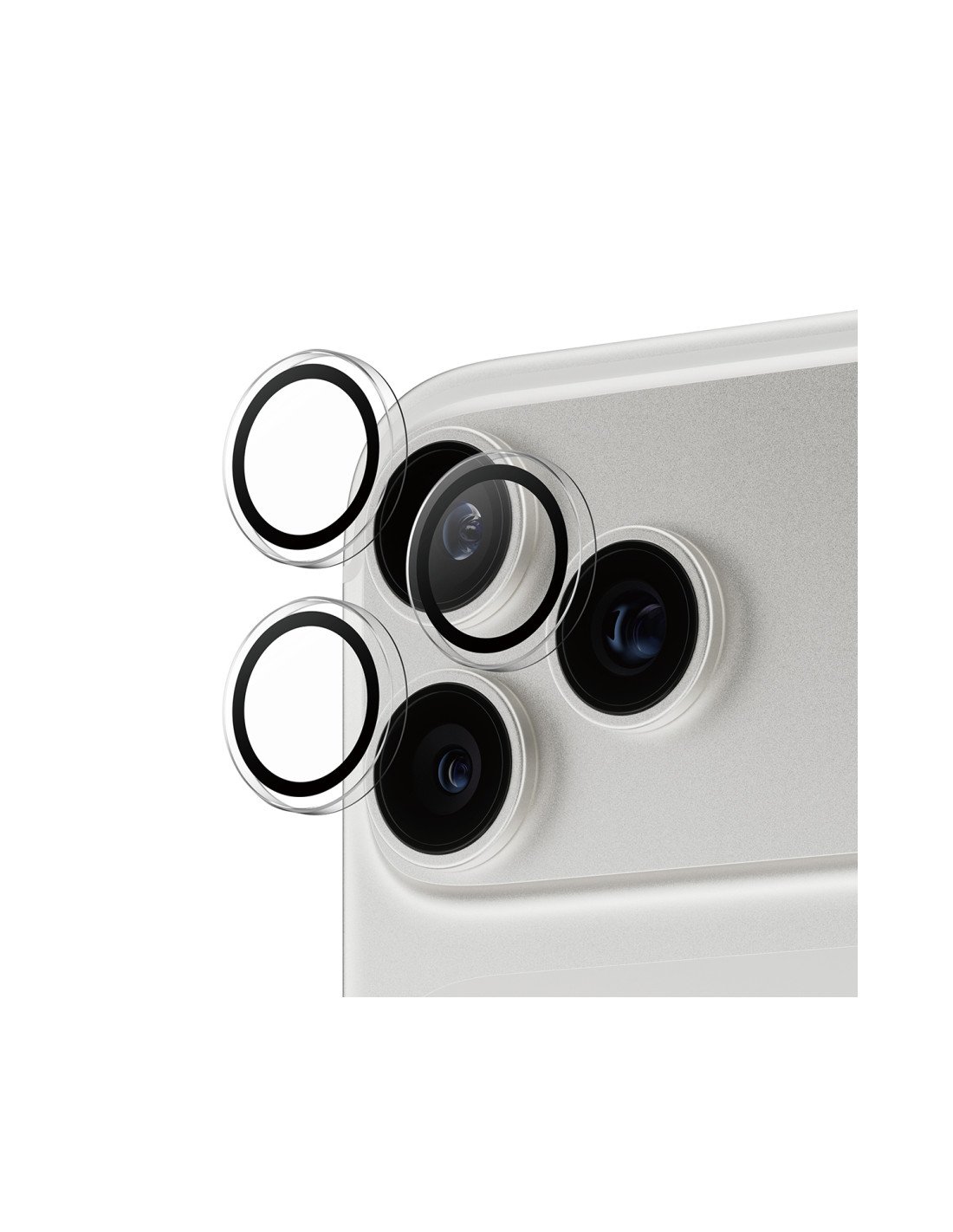 PanzerGlass ® Hoops® Transparent Camera Lens Protector iPhone 17 Pro | iPhone 17 Pro Max | iPhone 16 Pro | 16 Pro Max Protector 