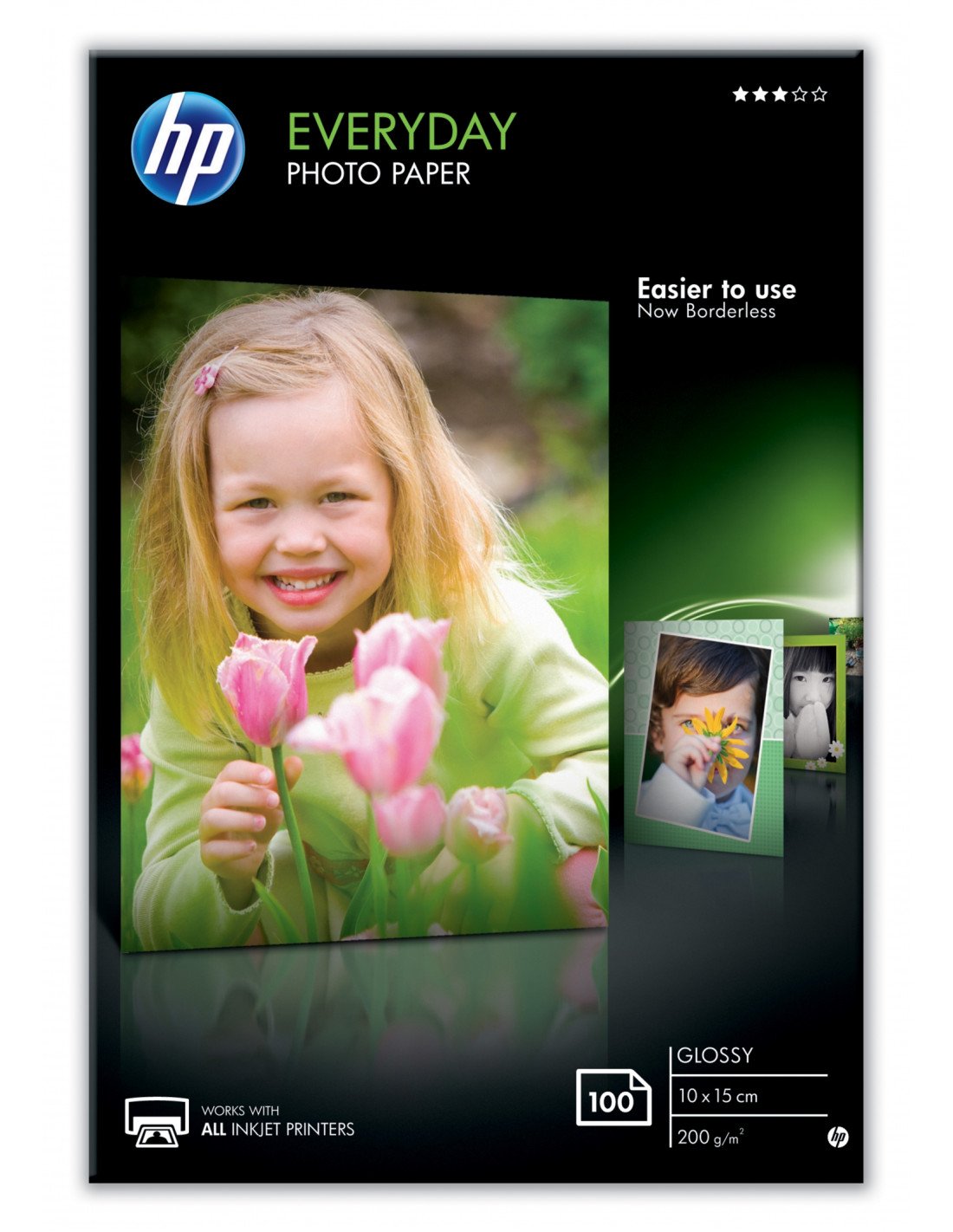 Papel hp fotografico brillo Blanco CR757A
