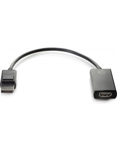 Hp 2JA63AA adaptador de cable video Displayport macho a hdmi tipo a estandar hembra negro 2