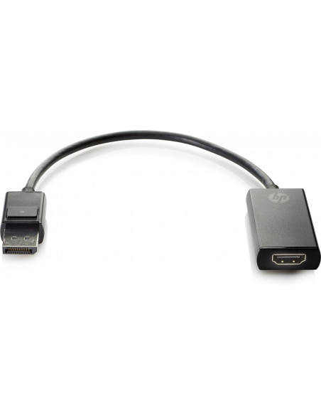 Hp 2JA63AA adaptador de cable video Displayport macho a hdmi tipo a estandar hembra negro