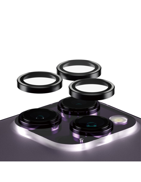 PanzerGlass ® Hoops® Camera Lens Protector Black iPhone 14 Pro | 14