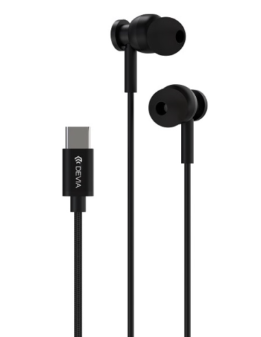 Auriculares Tipo C M1 Negro - ¡Sonido increíble!