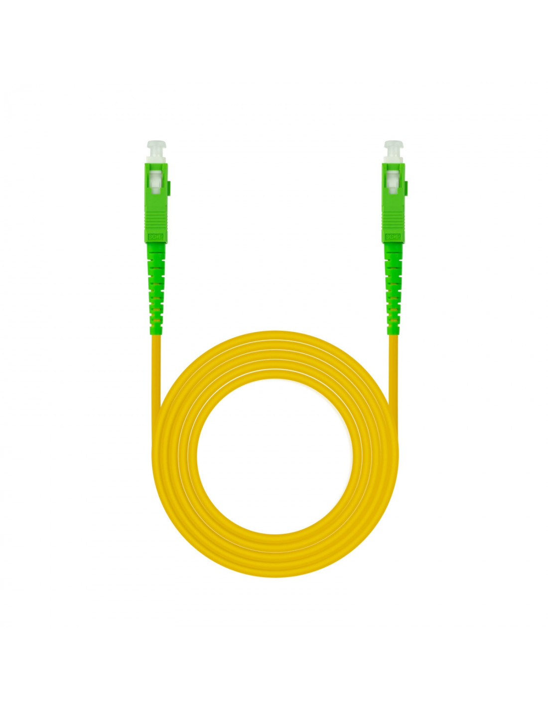 Nanocable 10.20.0005 cable de fibra optica 5 m SC/APC G.657.A2 Amarillo