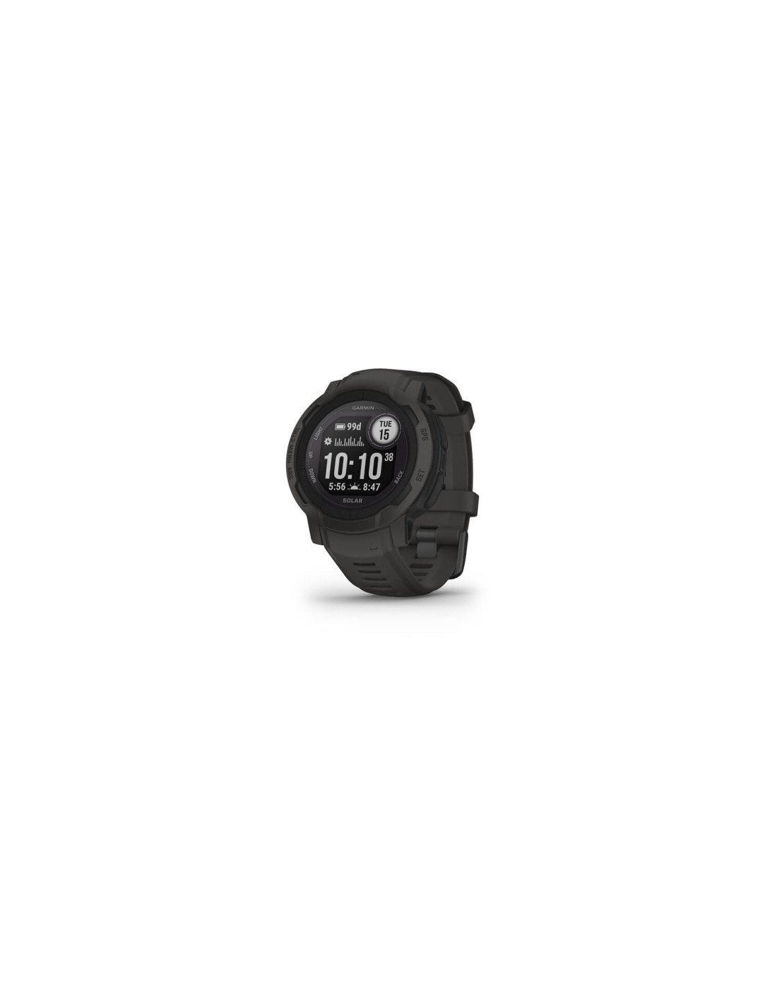 Garmin Instinct 2 Solar 2,29 cm (0.9") MIP 45 mm Grafito GPS (satélite)