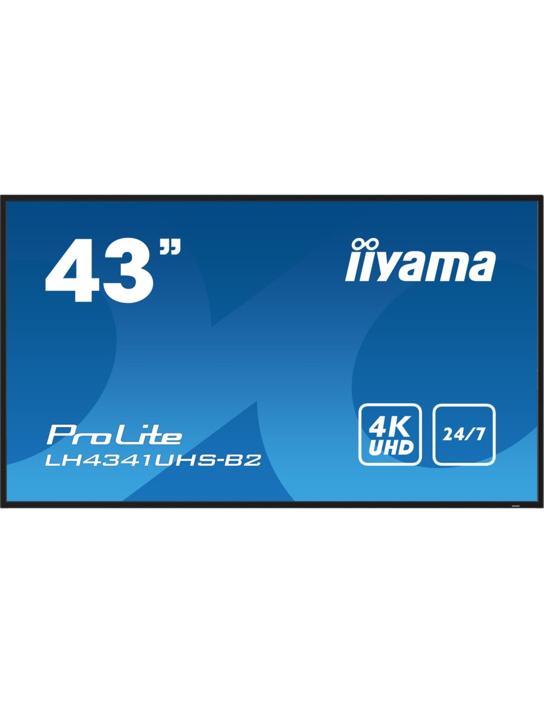 iiyama LH4341UHS-B2 pantalla de señalización 108 cm (42.5") LCD 500 cd / m² 4K Ultra HD Procesador incorporado Android 8.0 18/7