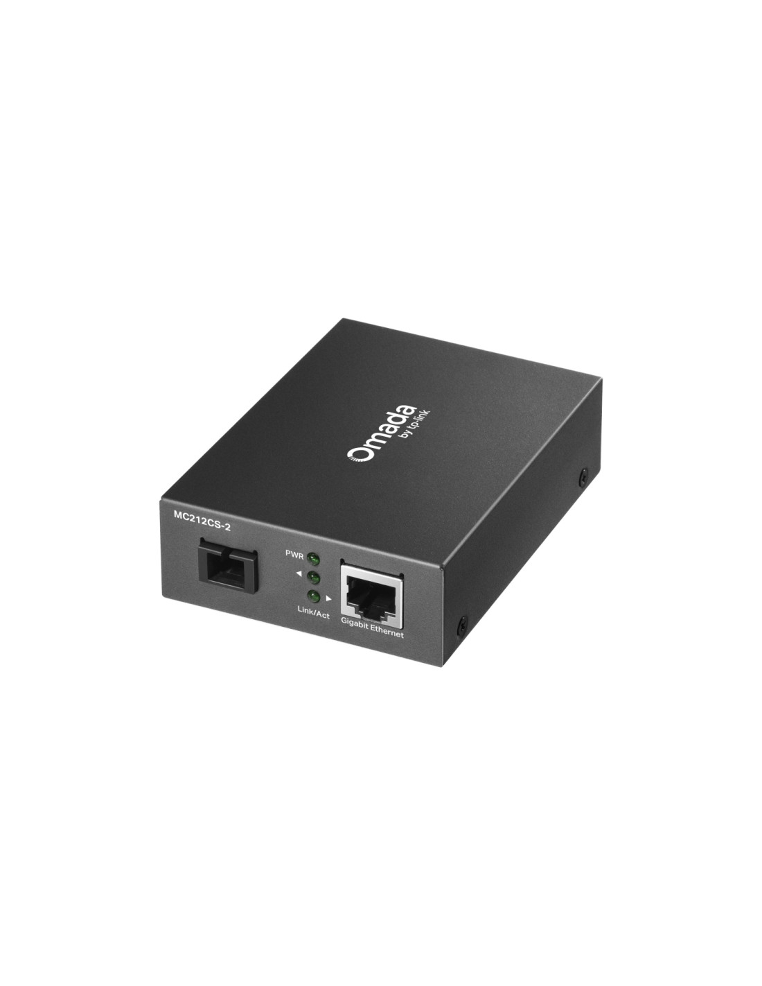 TP-Link Omada MC212CS-20 convertidor de medio 1000 Mbit/s 1550 nm Monomodo Negro