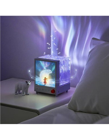 ALTAVOZ BLUETOOTH CON LÁMPARA DECORATIVA Y EFECTOS LED