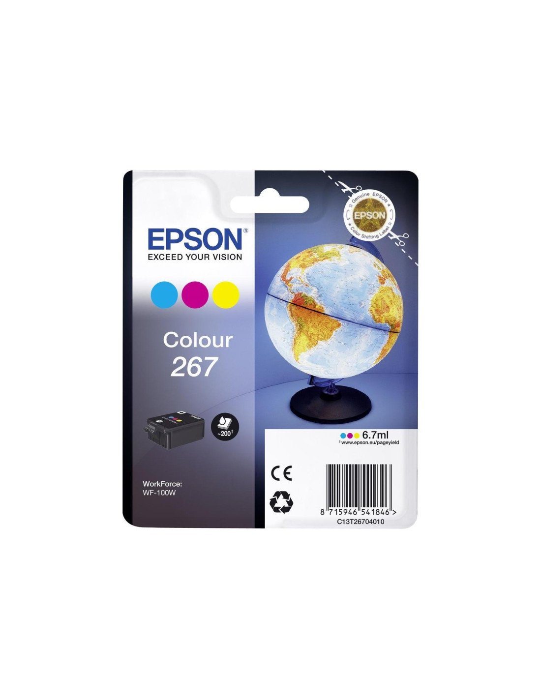 CARTUCHO EPSON 267 COLOR C13T26704010