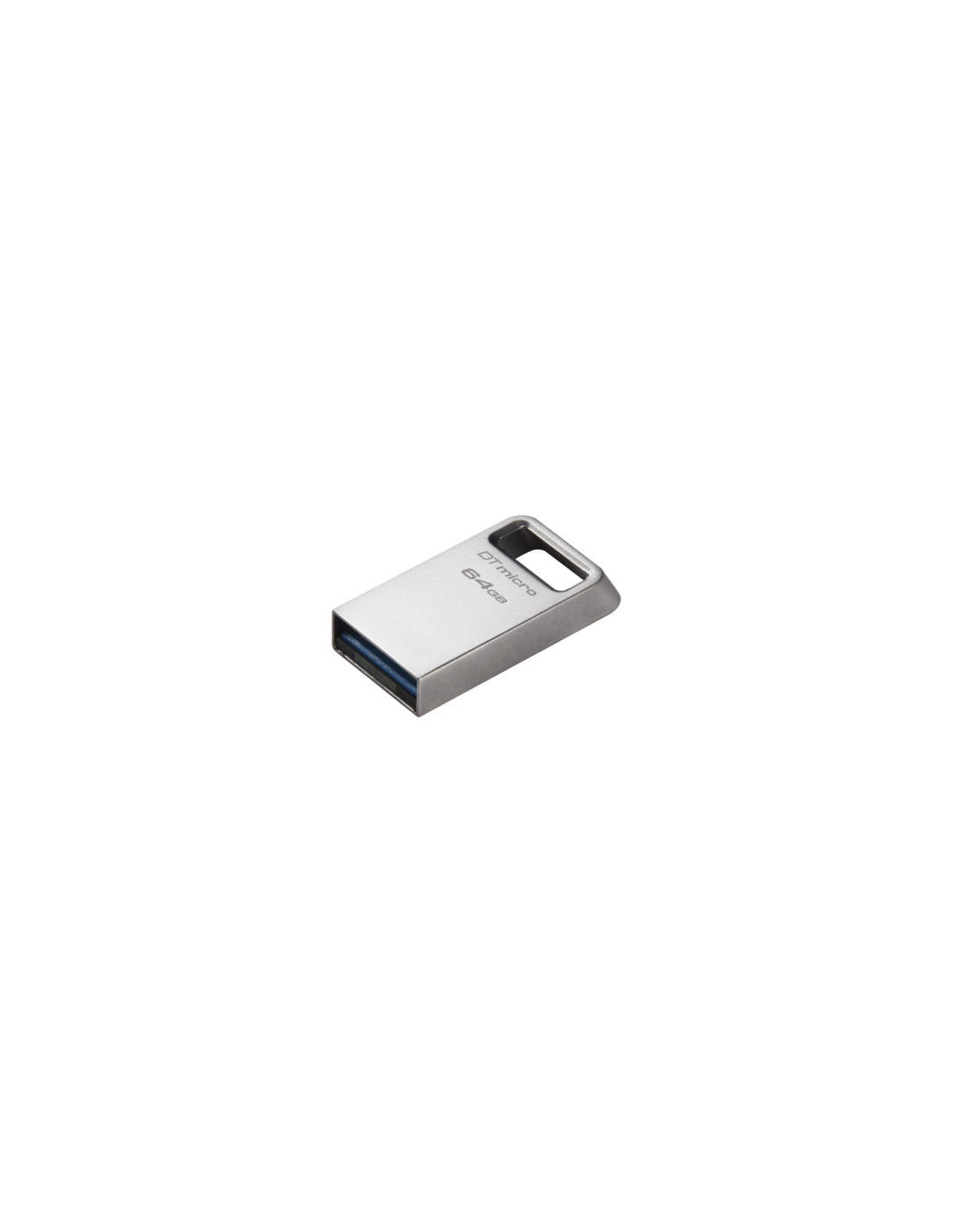Kingston Technology DataTraveler Micro unidad flash USB 64 GB USB tipo A 3.2 Gen 1 (3.1 Gen 1) Plata