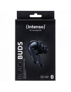 Intenso Black Buds T300A Auriculares Dentro de oÍ­do Llamadas/Música/Deporte/Uso diario Negro