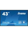 iiyama LH4365UHSB-B1 pantalla de señalización Diseño de quiosco 108 cm (42.5") LED Wifi 800 cd / m² 4K Ultra HD Negro Procesador