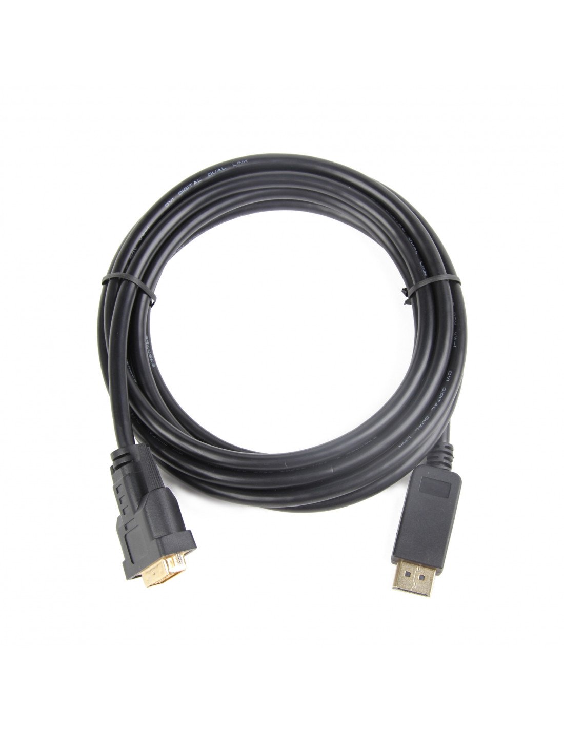 CABLE ADAPTADOR DISPLAYPORT MACHO A DVI MACHO 1.8M NEGRO CC-DPM-DVIM-6