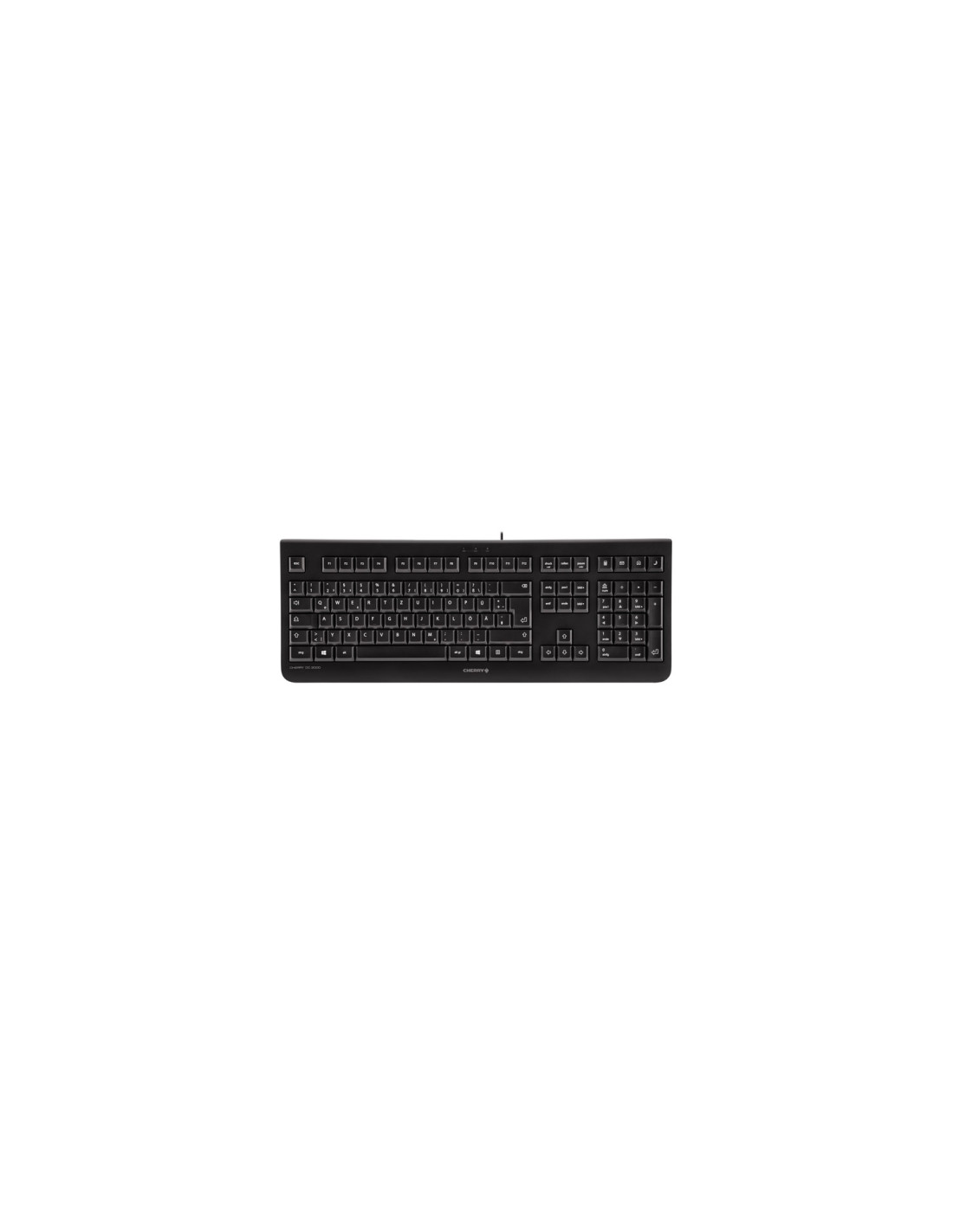 CHERRY DC 2000 teclado USB QWERTZ Alemán Negro