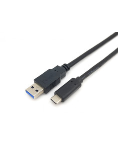 Equip 128344 Cable USB 3.2 Gen 1 C a A , M/M , 2,0m, 5Gbps, Negro
