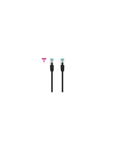 Nanocable Cable de Red Cat.7 600MHZ LSZH SFTP PIMF AWG26, Negro, 1 m 2