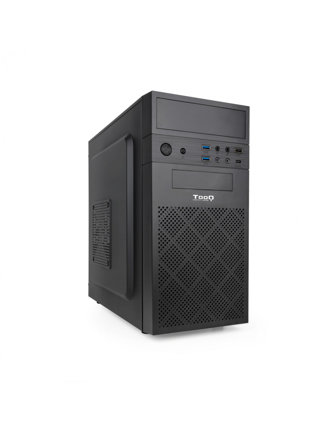 TooQ Caja Minitorre Micro-ATX Negra