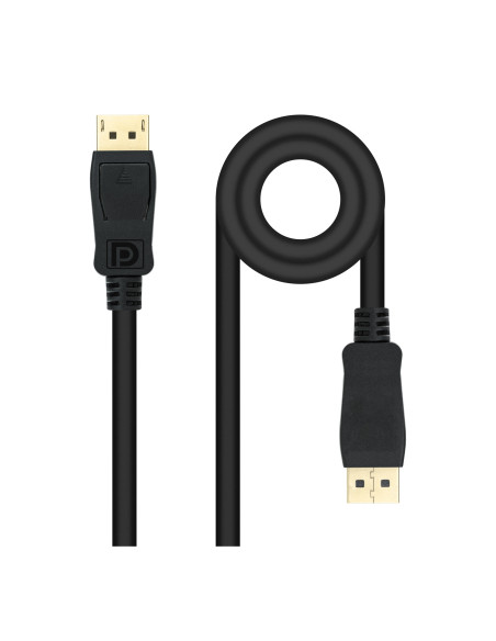 Nanocable Cable DisplayPort 1.4, DP/M - DP/M, Negro, 1 m