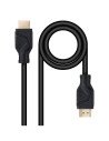 Nanocable Cable HDMI V2.1 8K@60Hz 48Gbps CCS, A/M-A/M, Negro, 2 m