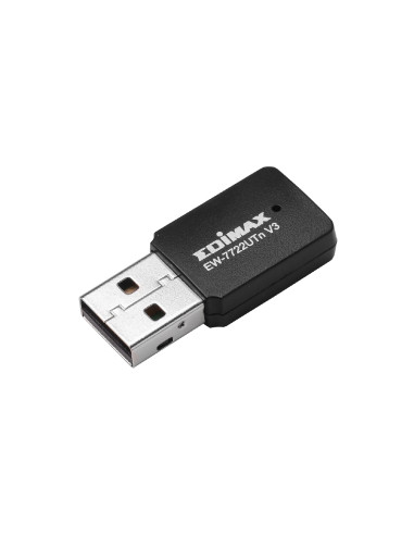 Edimax N300 Adaptador wifi usb WLAN 300Mbit/s negro