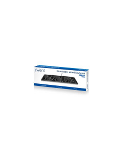 Ewent EW3269 teclado Universal USB QWERTY Español Negro