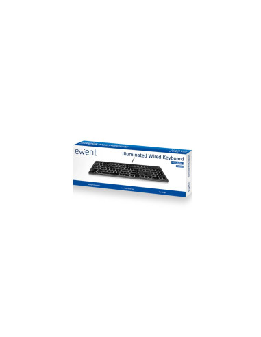 Ewent EW3269 teclado Universal USB QWERTY Español Negro