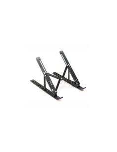 iggual Soporte portátil plegable aluminio negro 17
