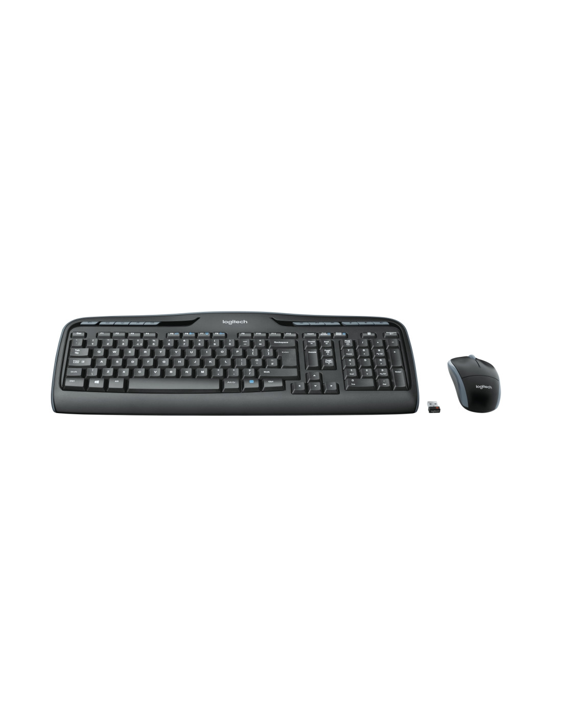 Logitech Wireless Combo MK330 teclado Ratón incluido Oficina USB QWERTZ Alemán Negro