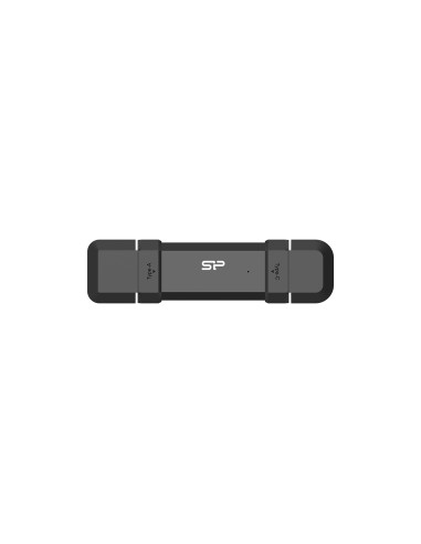 Silicon Power DS72 unidad flash USB 250 GB USB Type-A / USB Type-C 3.2 Gen 2 (3.1 Gen 2) Negro