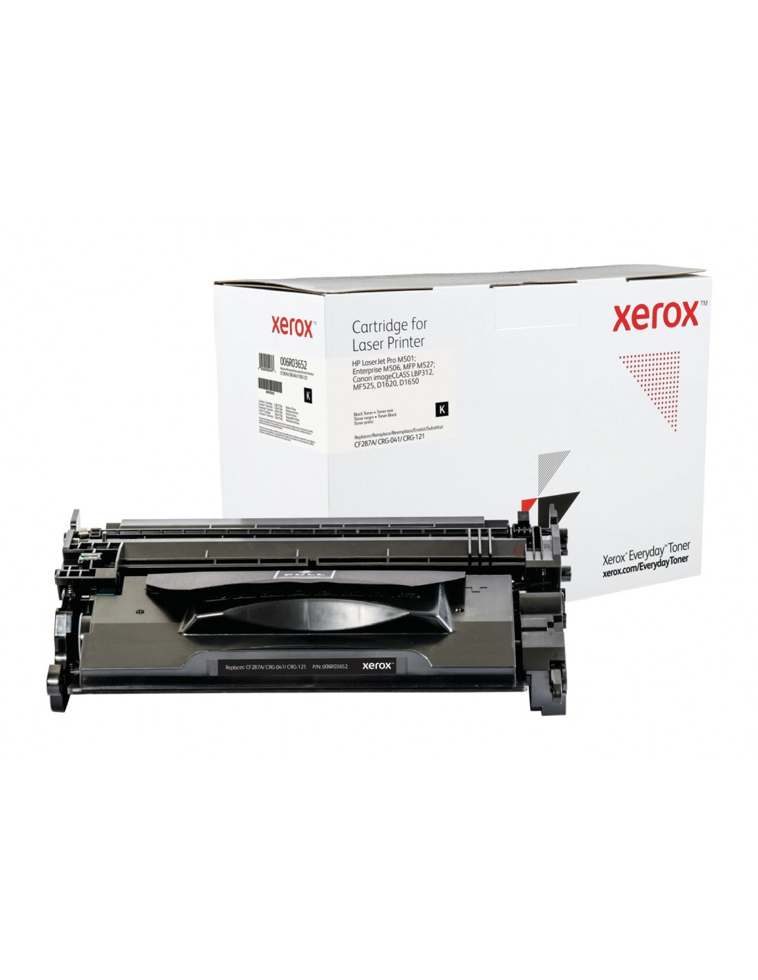 Toner xerox negro everyday compatible hp CF287A CRG-041 CRG-121 9000 paginas 006R03652