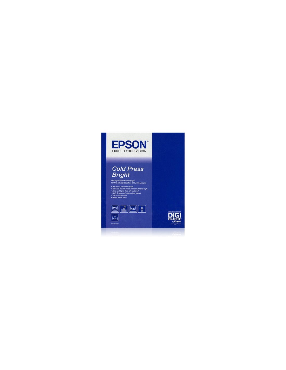 Rollo de papel epson cold press bright 60 mate C13S042316