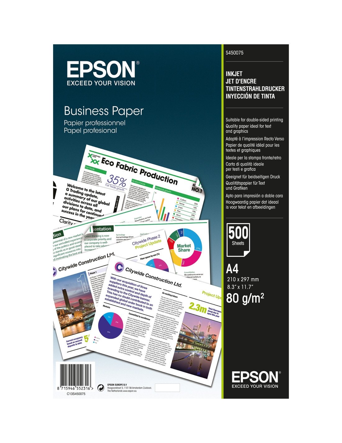 Epson Business Paper - A4 - 500 hojas