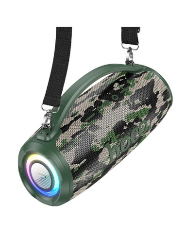 Hoco HA4 Altavoz Bluetooth 40W con Luces RGB Camuflaje