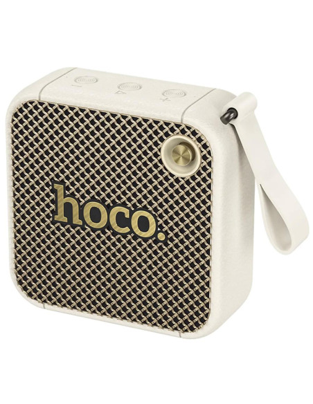 Hoco HT1 Altavoz Bluetooth Retro 8W con Entrada USB Blanco