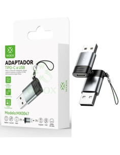 Adaptador USB-C a USB-A 2.0  Woox MX0047