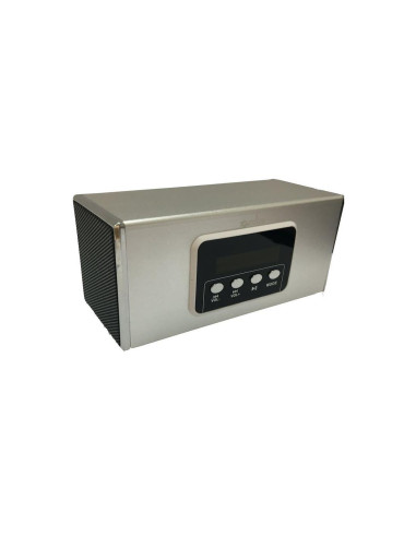SOUND BOX AF-07 ALTAVOZ MP3 USB/MICRO SD PLATA