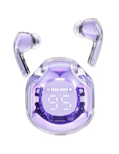 Acefast T8 Crystal Auricular Bluetooth Púrpura Alfalfa