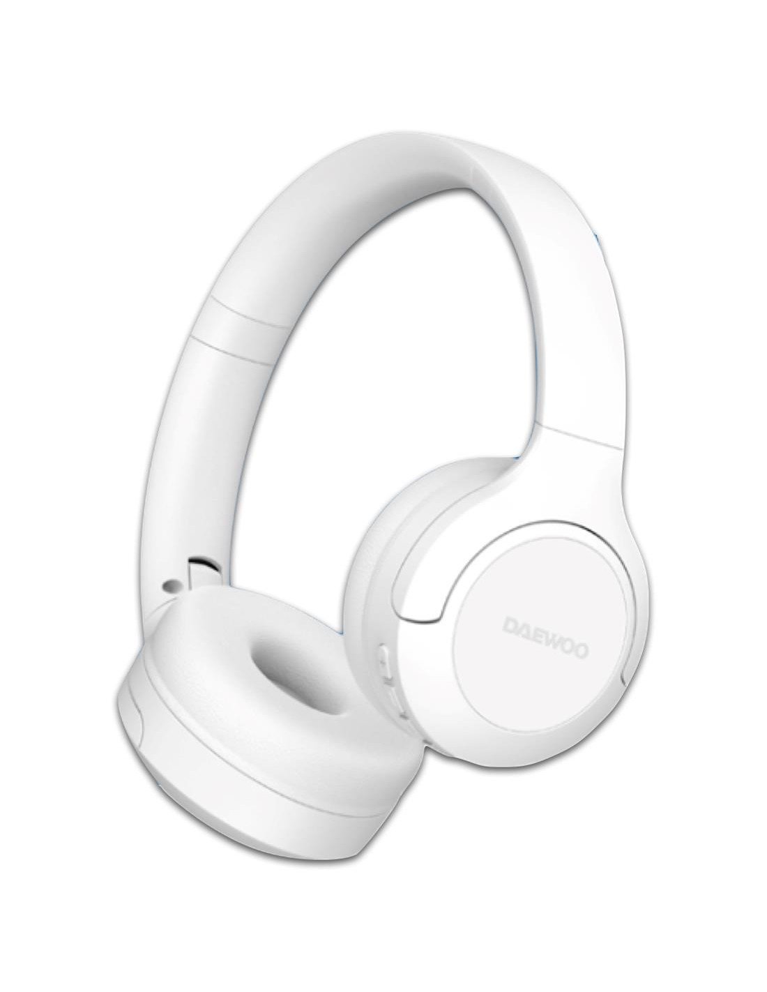 Daewoo DW2018 Auricular Bluetooth con MicroSD y Batería 27h Blanco